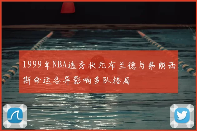 1999年NBA选秀状元布兰德与弗朗西斯命运各异影响多队格局